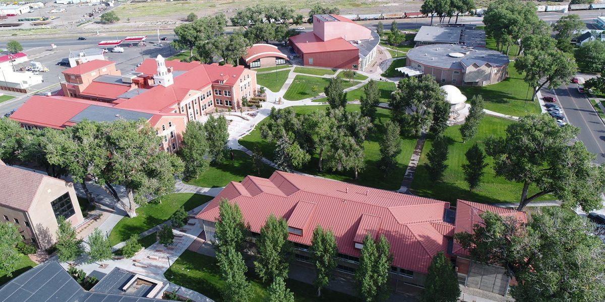 South Aerial of Adams State Campus